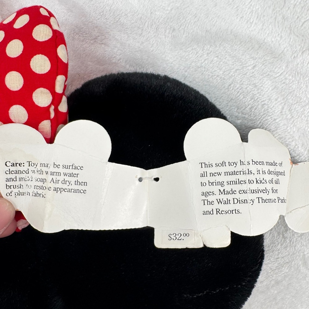 Vintage Disney Minnie Mouse Mouseketoys Plush 24" Disneyland Collectible Release - Picture 10 of 13